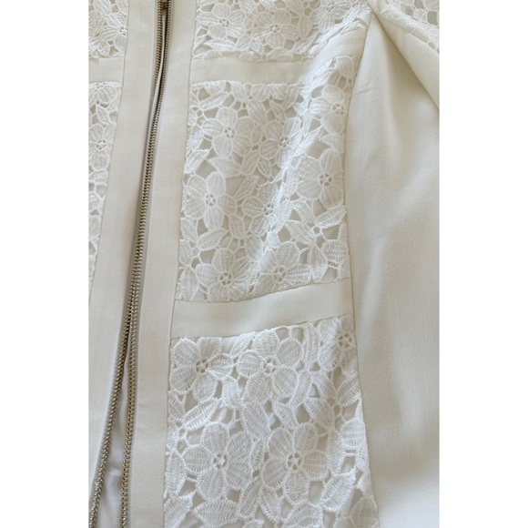 Karl Lagerfeld White Blazer/Jacket Size 4 NEW - Picture 6 of 7